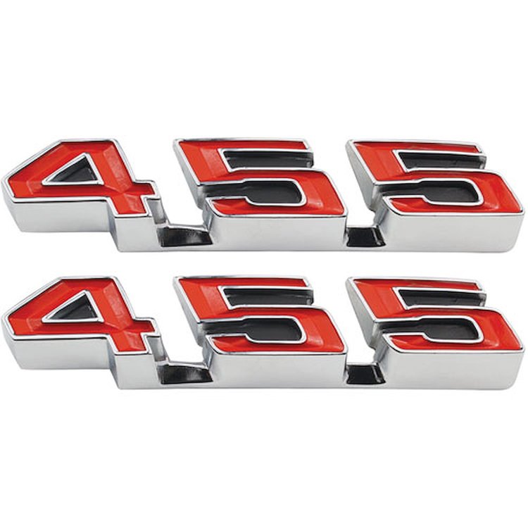 Emblem Rocker Panel 1970-72 Pontiac A-Body 455 Pair