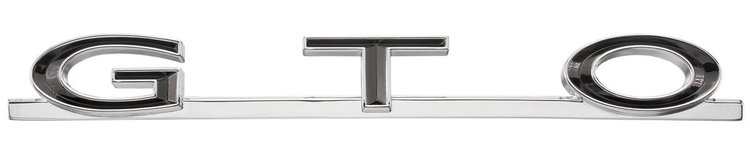 "GTO" Quarter Panel Emblem 1964-67 Pontiac GTO