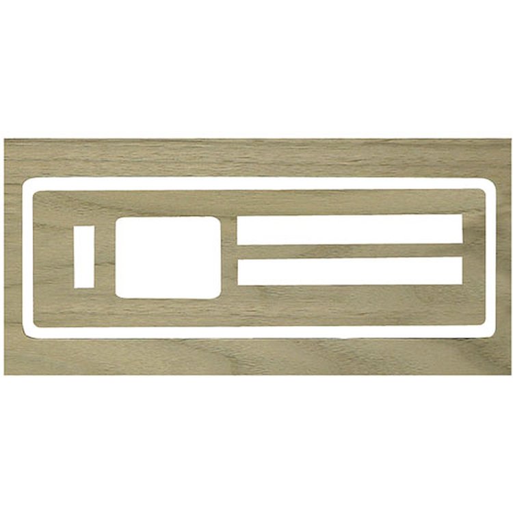 Insert Heater Only Woodgrain 1966-67 GTO Woodgrain