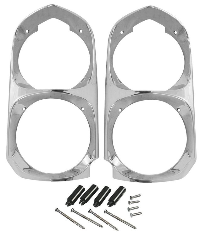 Headlamp Bezels 1966-67 GTO/LeMans/Tempest