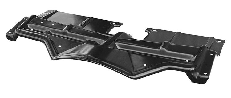 Top Plate Radiator Support 1968 Pontiac Black