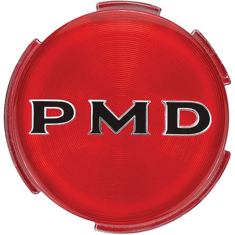 Emblem Wheel 1967-70 Pontiac Red 2-3/4