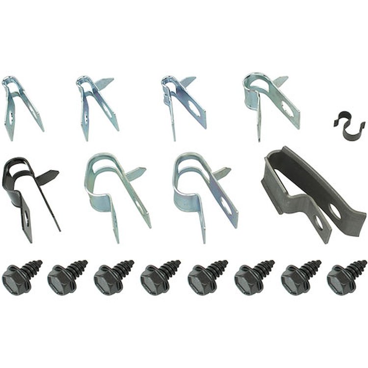 Clips Brake Line 1971-72 Pontiac/Buick 17pcs