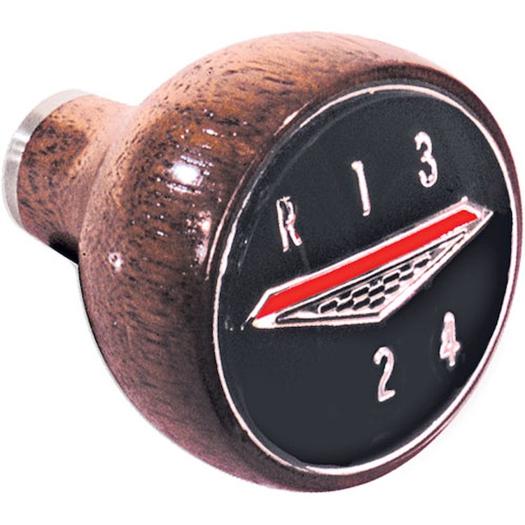 Shift Knob 1966-68 GTO 4-Speed Walnut