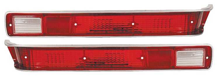 G240714 Tail Lamp Lenses for 1970-1972 Pontiac GTO/Lemans/Tempest