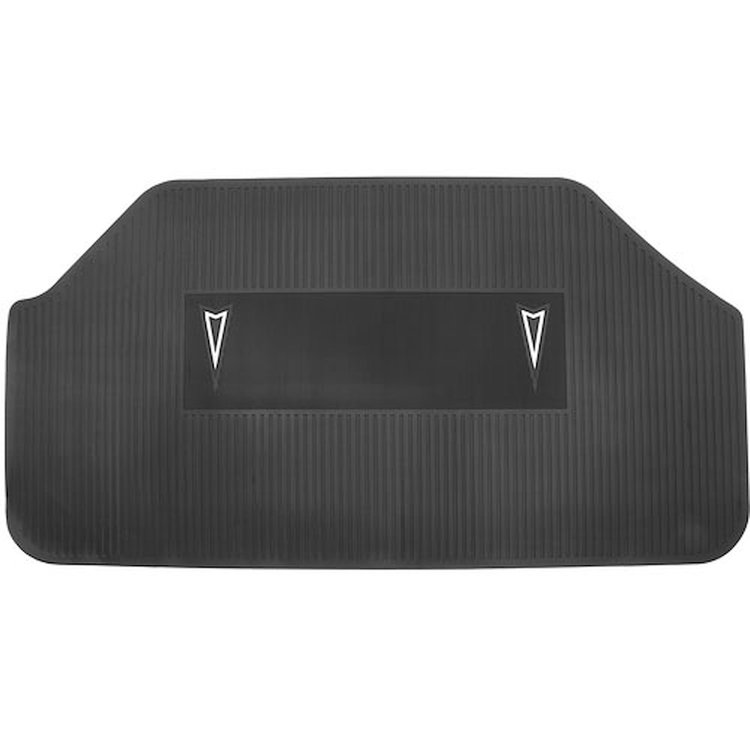 Trunk Mat Rubber 1967-72 Pontiac Arrowhead Logo Accessory