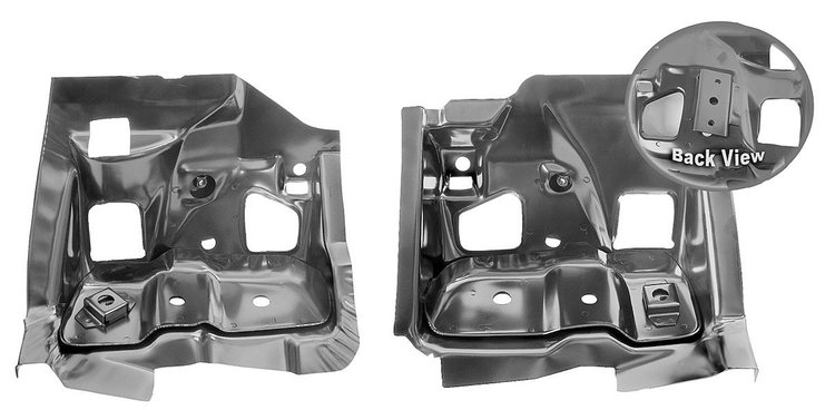 Body Mounts Firewall 1968-69 GTO/1968-72 Chevelle Front