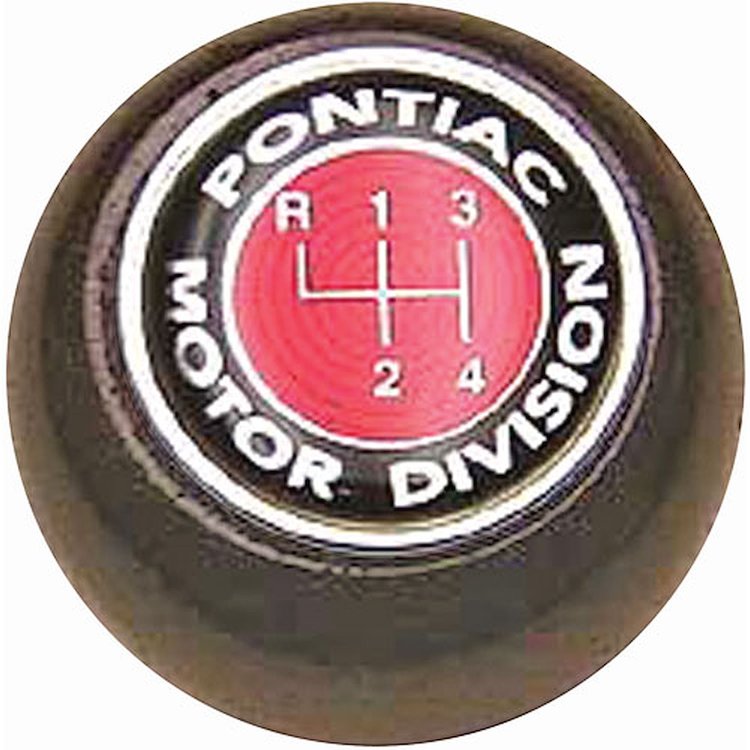 Shift Knob 1969-70 GTO and Grand Prix 4-Speed Plastic Walnut
