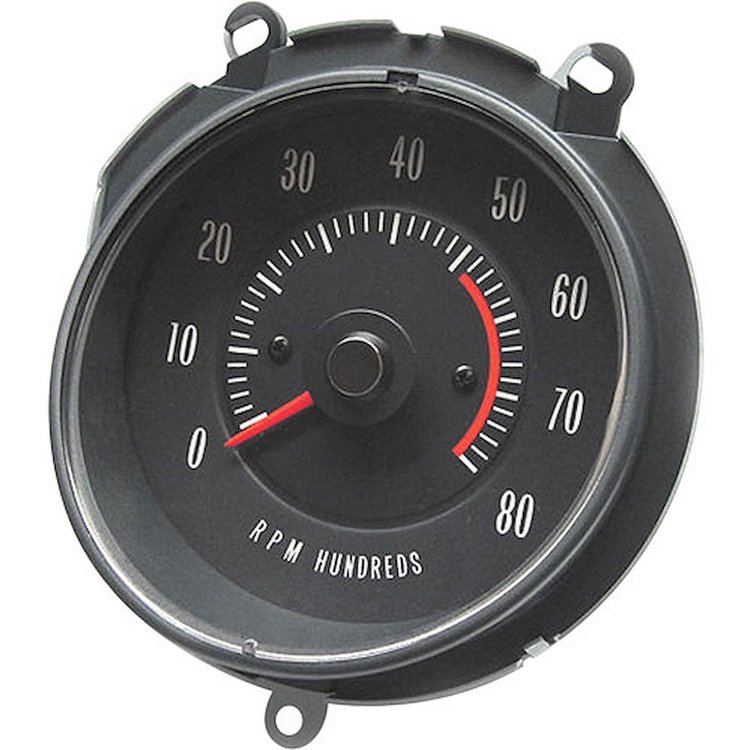 Tachometer 69-72 GTO In-Dash 5200 RPM