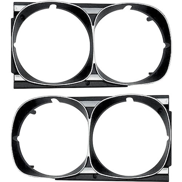 Bezels Headlight 1969 GTO/Tempest/LeMans Non-Hideaway