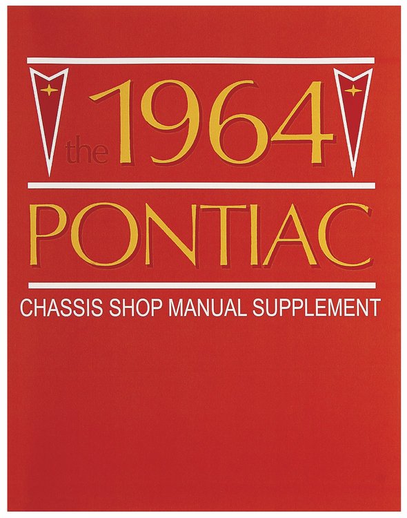 Manual Chassis Service 1964 Bonneville/Catalina/Grand Prix Supplement to 1963