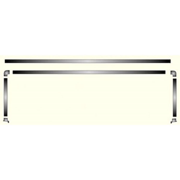 Interior Rear Window Headliner Seal Strip 1964-65 GM Pontiac GTO/LeMans/Tempest Sedan/Hardtop 2-Door