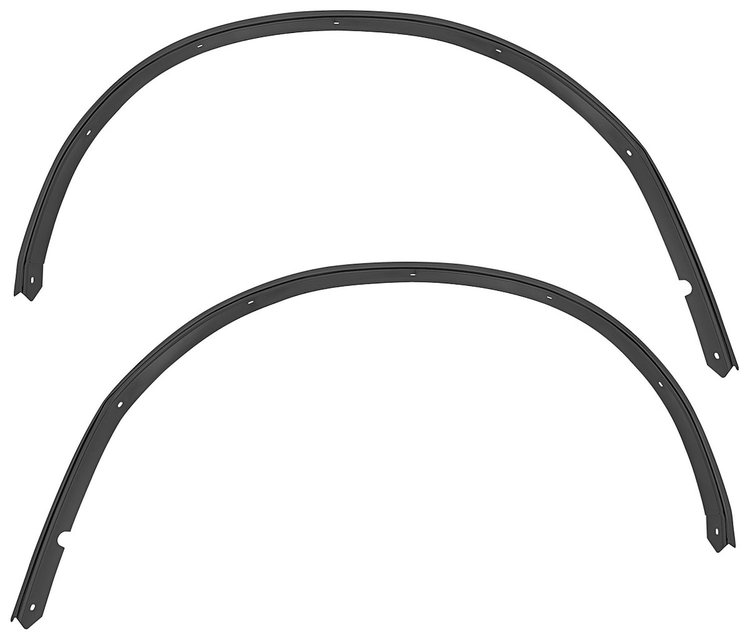 GN10036 Molding, Wheel Opening, 1982-87 Grand National, Front Pair, Black