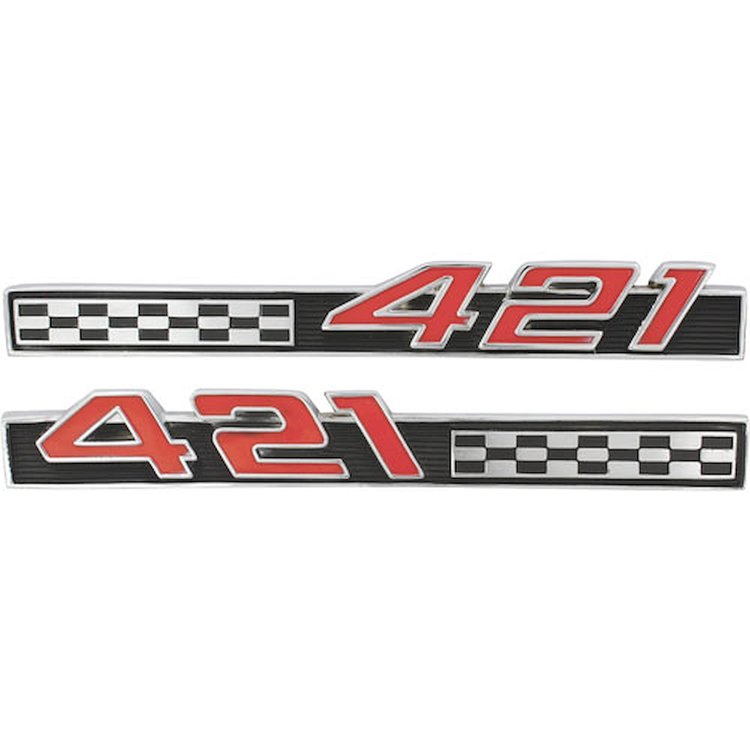 Emblem Fender 1966 Bonneville/Catalina/Grand Prix 421