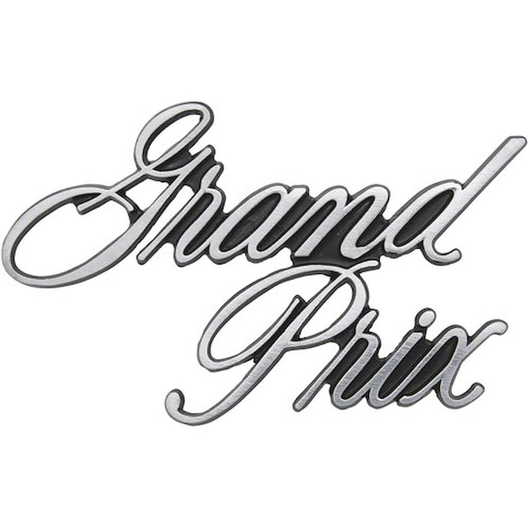 Emblem Trunk Lid 1971-72 Grand Prix