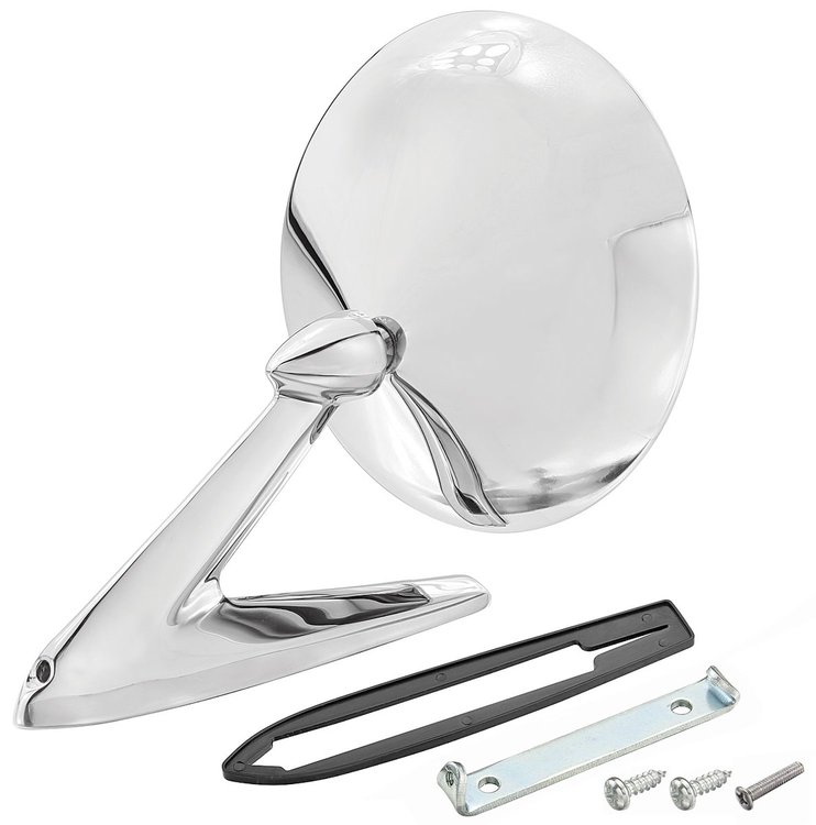 Exterior Door Mirror 1964-1966 Pontiac Bonneville, Catalina, Grand Prix, GTO, LeMans, Tempest