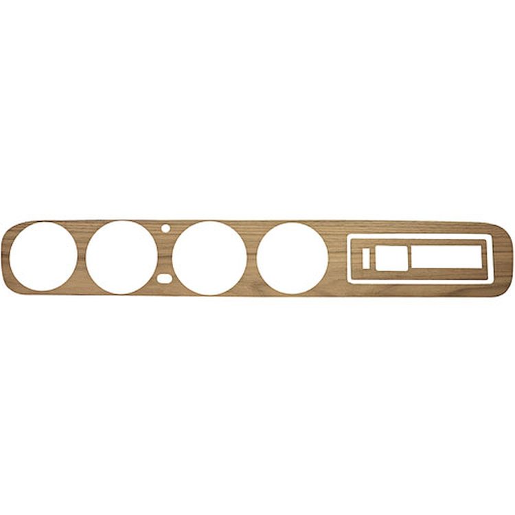 Dash Insert Woodgrain 1966 GTO w/ AC