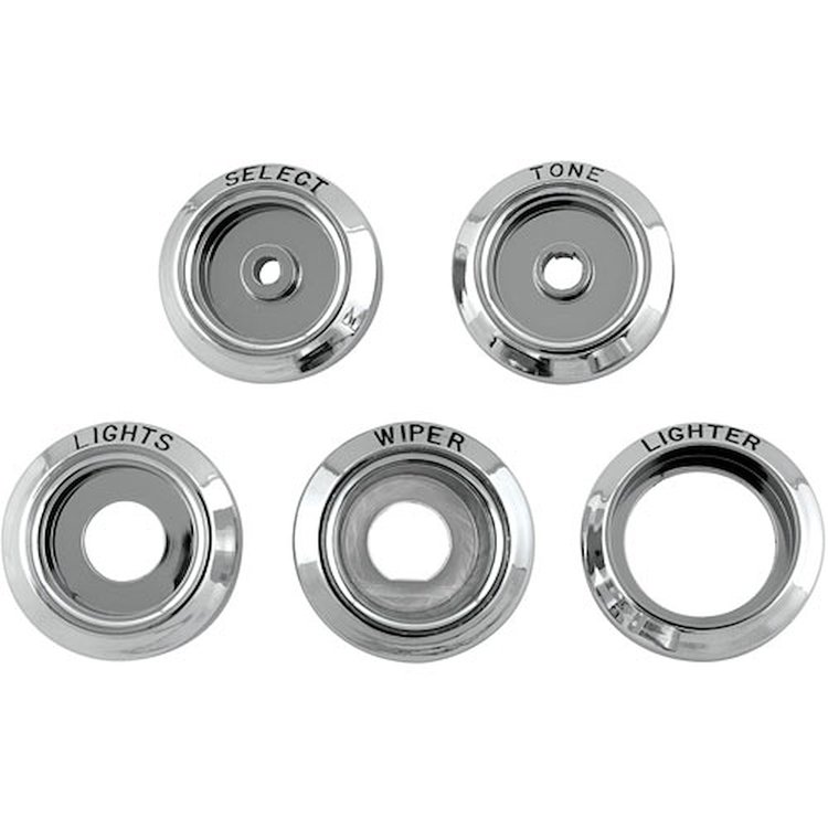 Bezel Set 1967-72 Pontiac w/ Black Letters