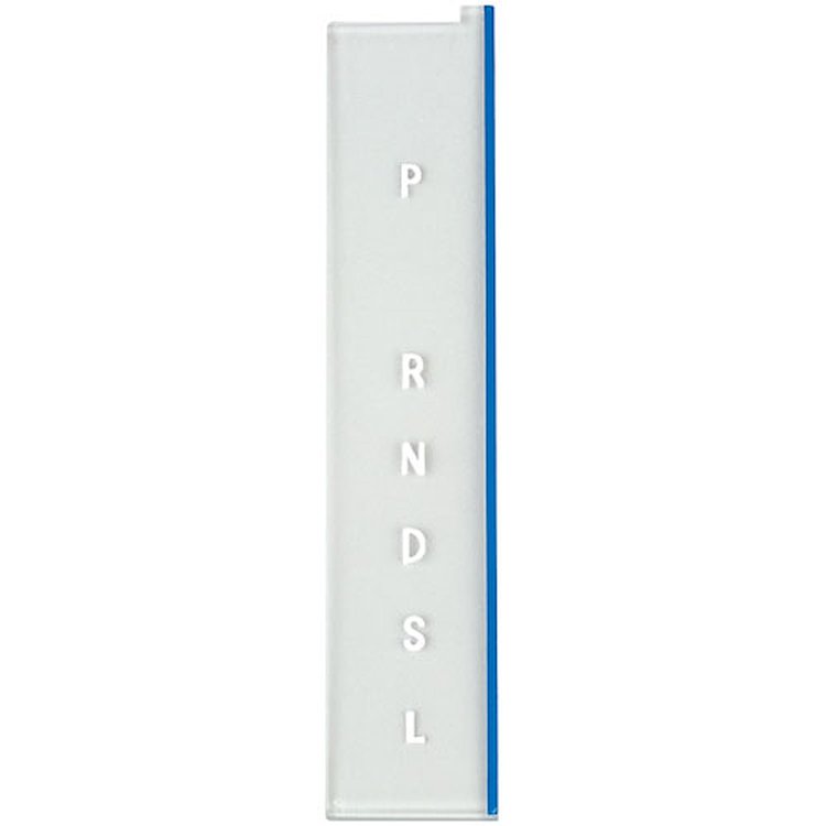 Console SHIFT INDICATOR LENS 1969-72 GTO/Tempest/Lemans 3 Speed Auto.