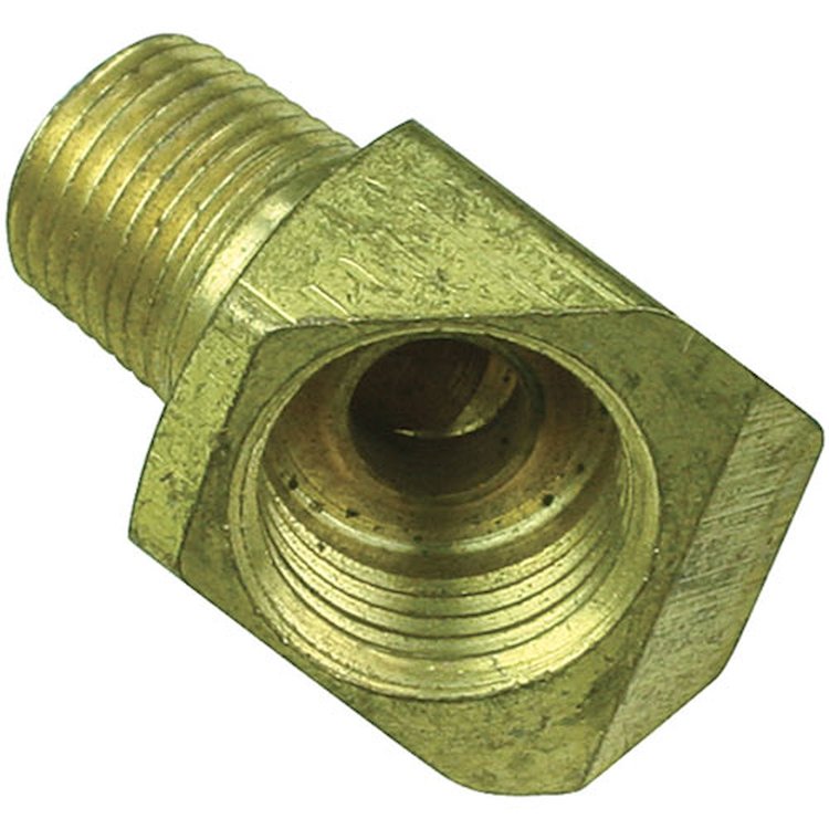 Fitting Fuel Block Center Carb 1965 Pontiac Tri-Power 45-Degree Weatherhead