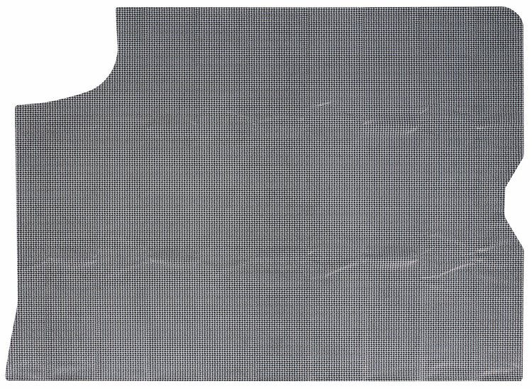 Trunk Mat Vinyl 1967 GTO Gray/Black