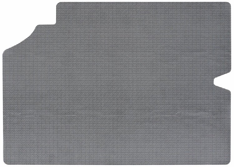 Trunk Mat Vinyl 1968 GTO Gray/Black