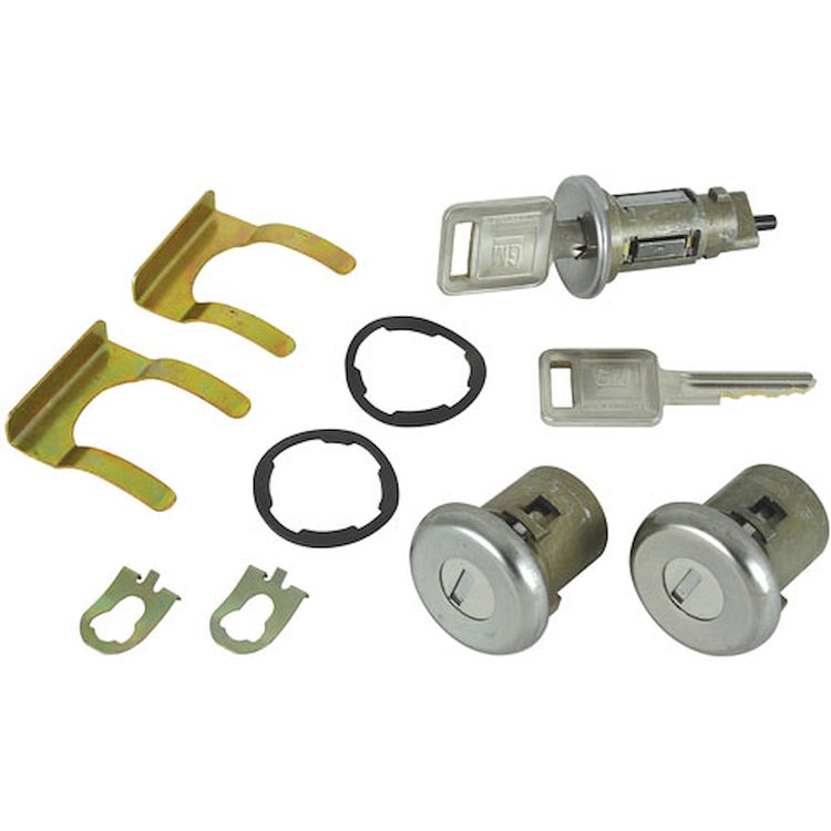 Lock Set Ignition/Doors 1968 Buick/Cadillac/Pontiac Late Style