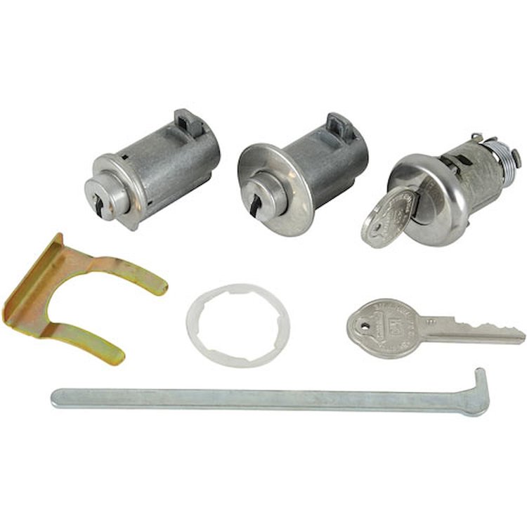 Lock Set Glove Box/Console/Trunk Pontiac Original Style Keys