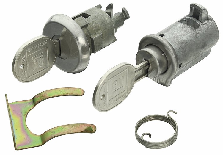 Lock Set Glove Box/Trunk 1964-65 GTO / 1965/67 Buick w/ Late Keys