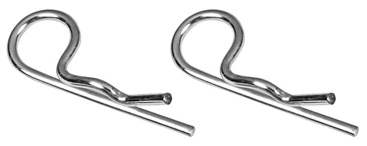 HPK0008-PR Hood Pin Clip, 1970-72 Chevelle/El Camino, SS, Pair