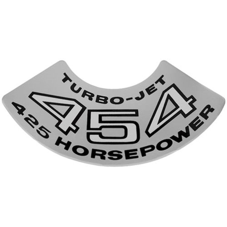 Decal 1971 Chevelle/El Camino/Monte Carlo Air Cleaner 454 425HP Turbo-Jet