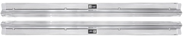 Aluminum Fisher Body Step Plates 1978-1988 Chevy El Camino/Malibu/Monte Carlo