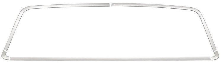 K93686 Rear Window Reveal Molding Kit for 1968-1972 Chevy El Camino