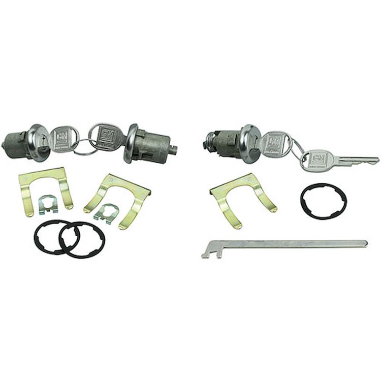 Lock Set Doors/Trunk 1962 Buick / 1966-67 Sky/Pont w/ Late Style Keys