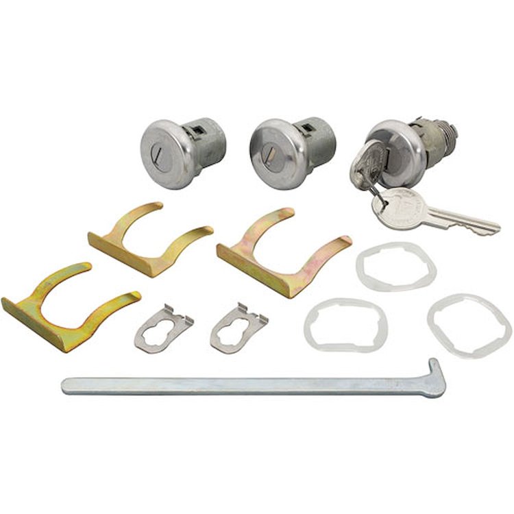 Lock Set Doors/Trunk 1963-68 GM Early Style
