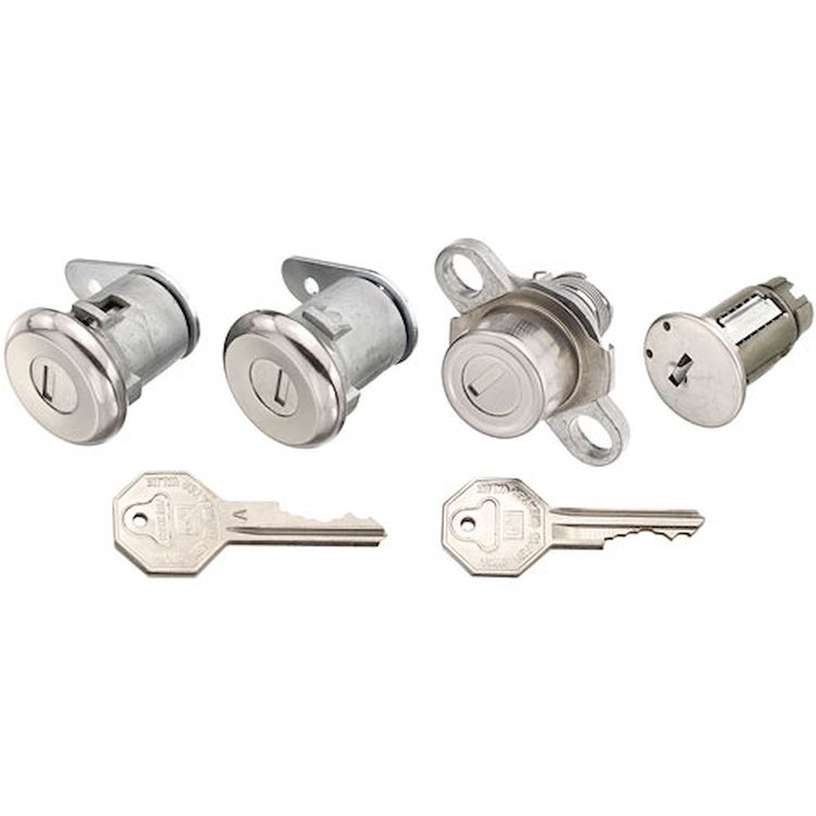Lock Set Ignition/Trunk/Door 1959-60 Cadillac Short Cylinder