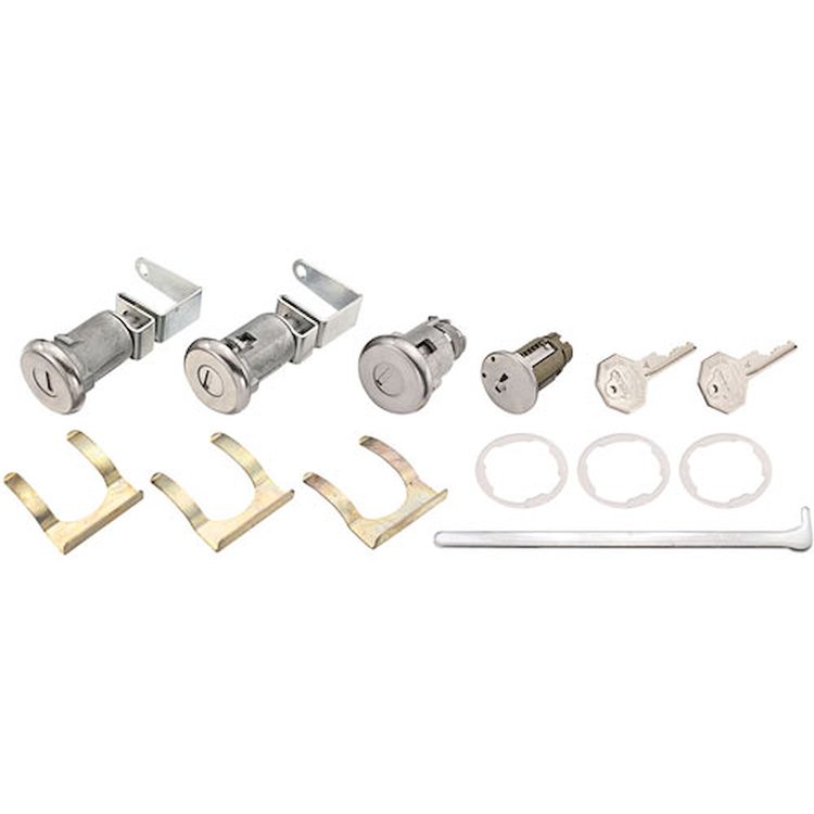 Lock Set Ignition/Door/Trunk 1961-63 Cadillac Long Cylinder