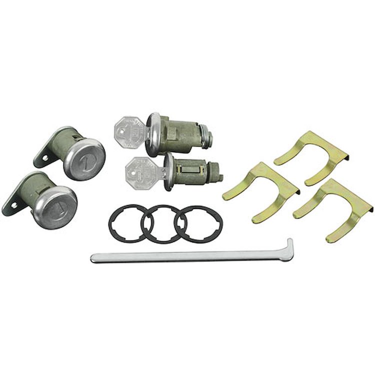 Lock Set Ignition/Trunk/Door 1961-63 Cadillac Short Cylinder