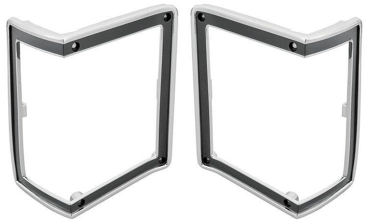 Parking Lamp Bezels for 1972 Chevy Chevelle [Pair]