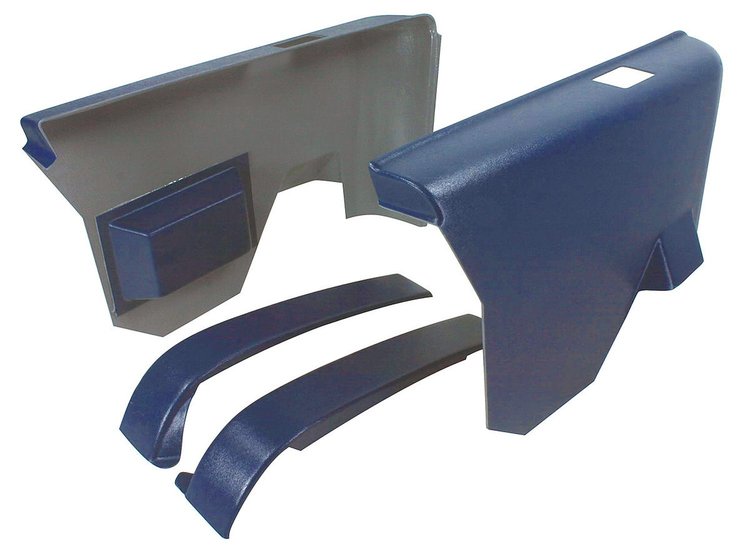 ARMREST PANELS REAR BLUE