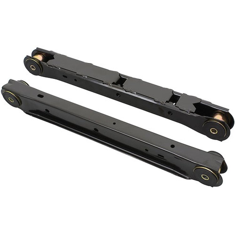 Boxed Lower Rear Control Arms 1964-1972 GM A-Body Polyurethane Bushings Black Pair