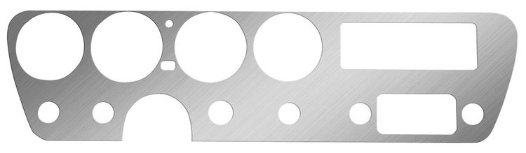 Insert Dash 1966 GTO w/o A/C Aluminum