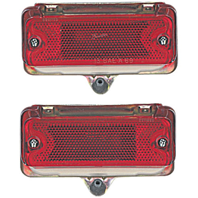 Reflector Rear Bumper 1969-72 El Camino