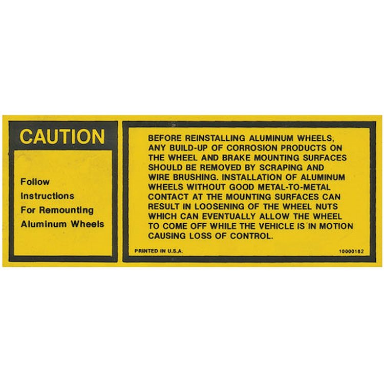 Decal 80-81 Monte Carlo Wheel Instruction