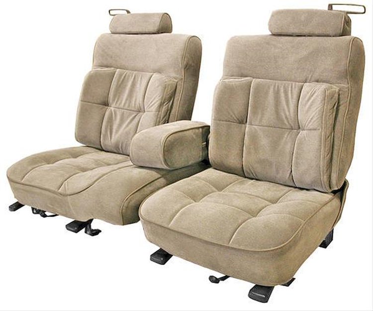 Seat Upholstery 1987-88 Monte Carlo Front Split Bench Square Pillow-Top
