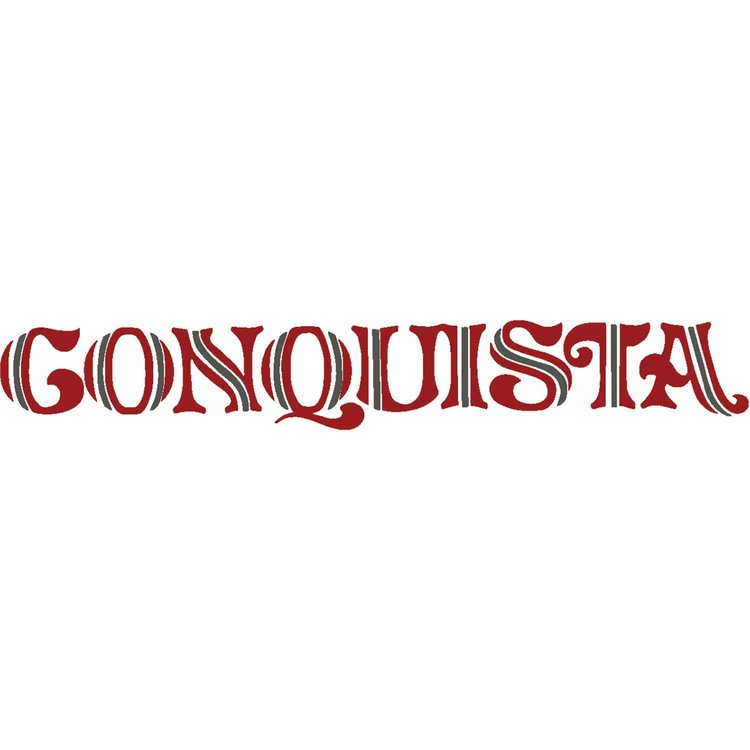 Decal 78-87 El Camino Tailgate Conquista Red Charcoal