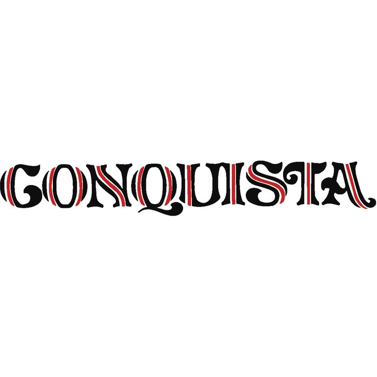Decal 78-87 El Camino Tailgate Conquista Black Red