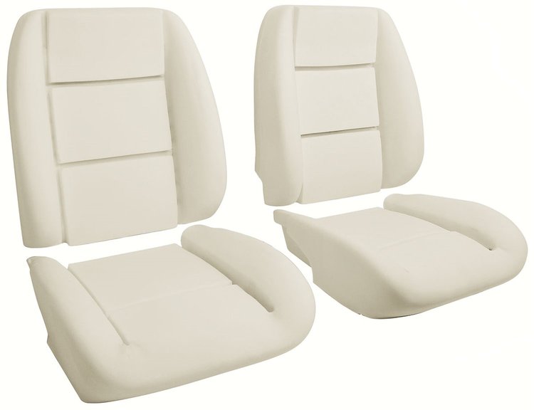 L240398-PR Seat Foam, 1984-88 Grand Nationl/El Camino/Monte Carlo SS, Low Back Bucket, Pair