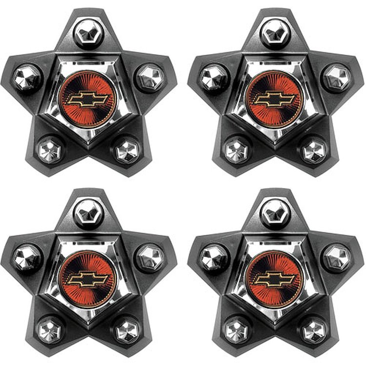 1980-88 Rally Wheel Cap and Emblem Set