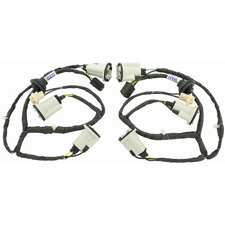 Wiring Harness Rear Light 1970-72 GTO/Lemans/Tempest W/O Light Monitor